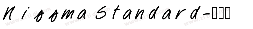 Nissma Standard字体转换
